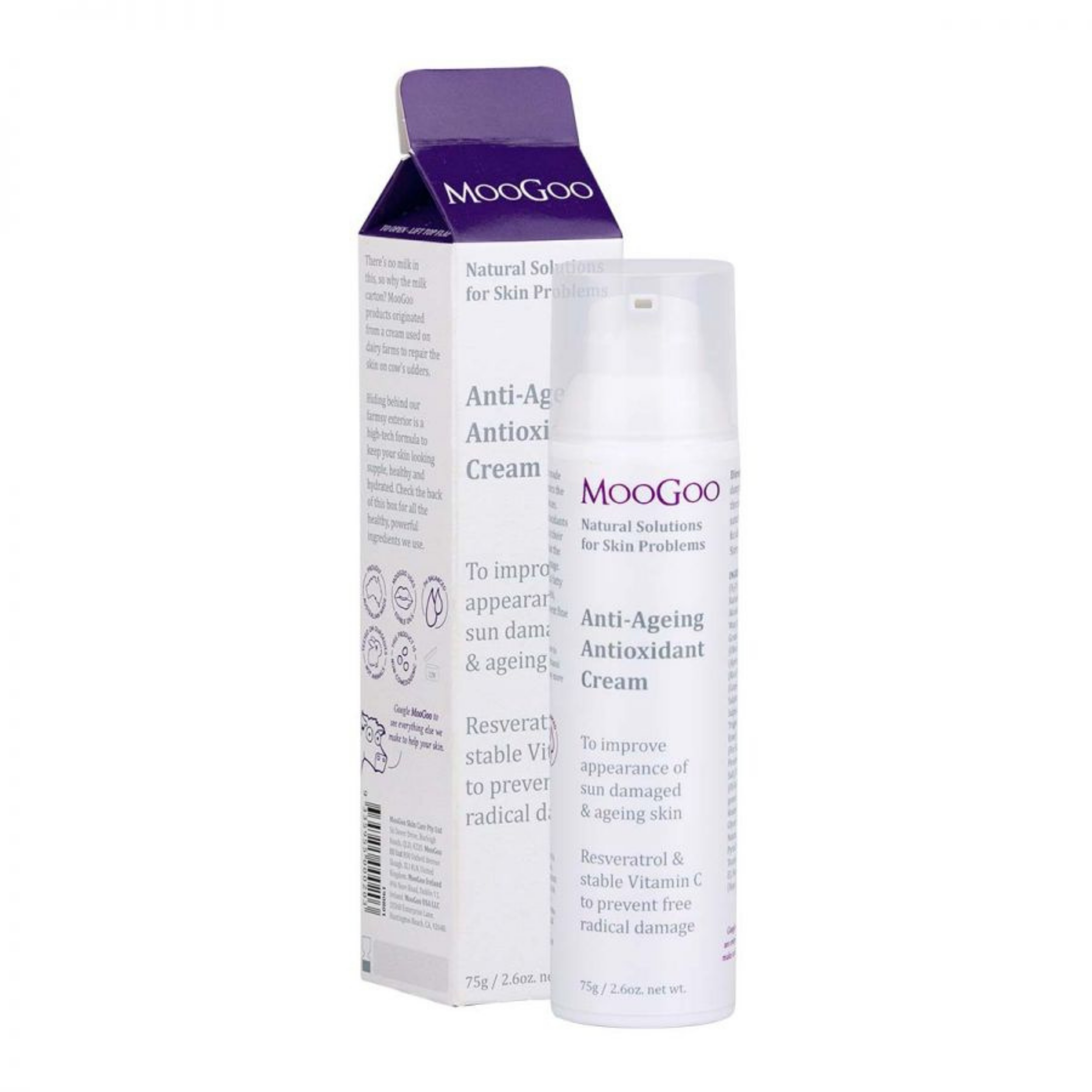 MooGoo Skincare Anti-Ageing Antioxidant Face Cream 75g