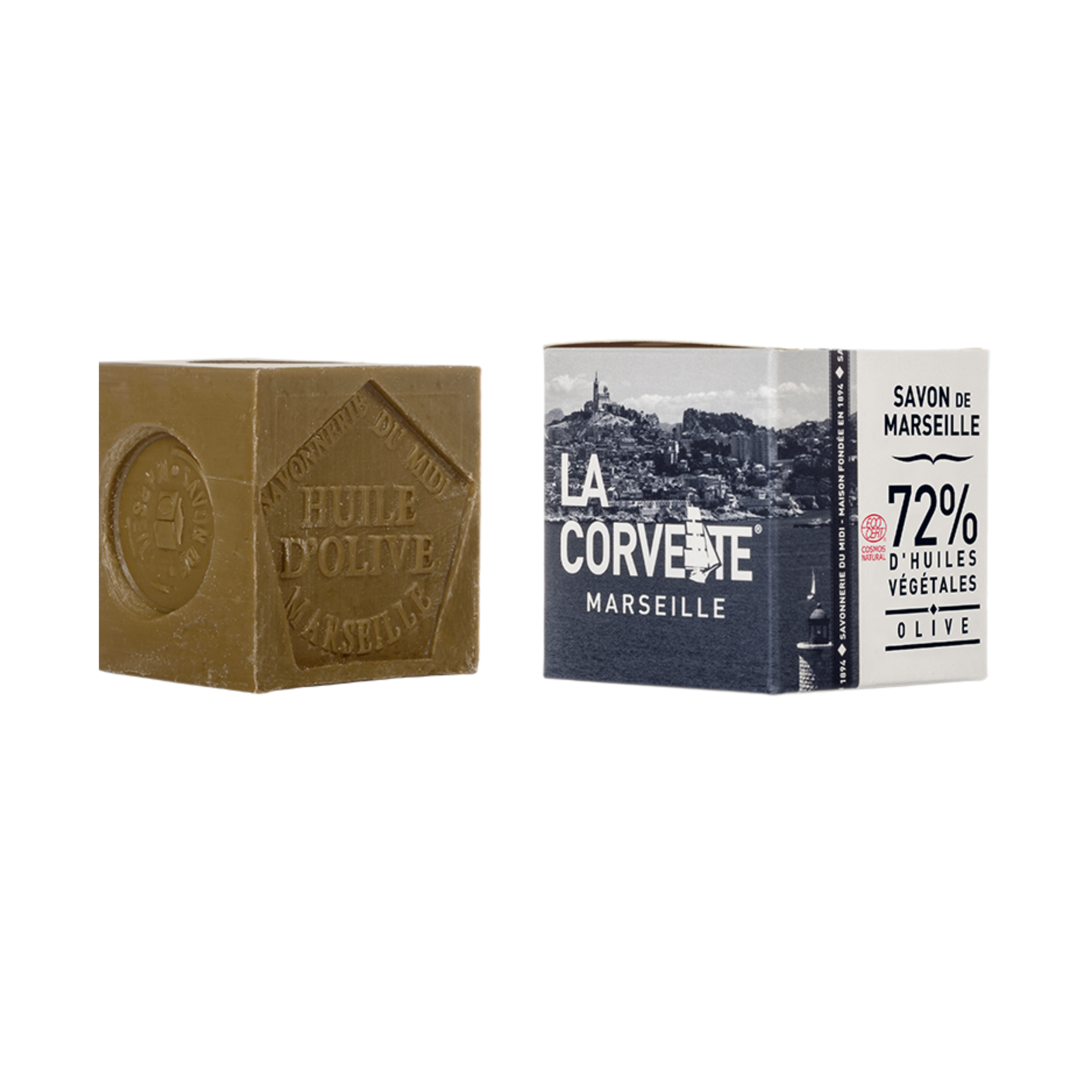 La Corvette Extra Pure Marseille Soap Cube 300g