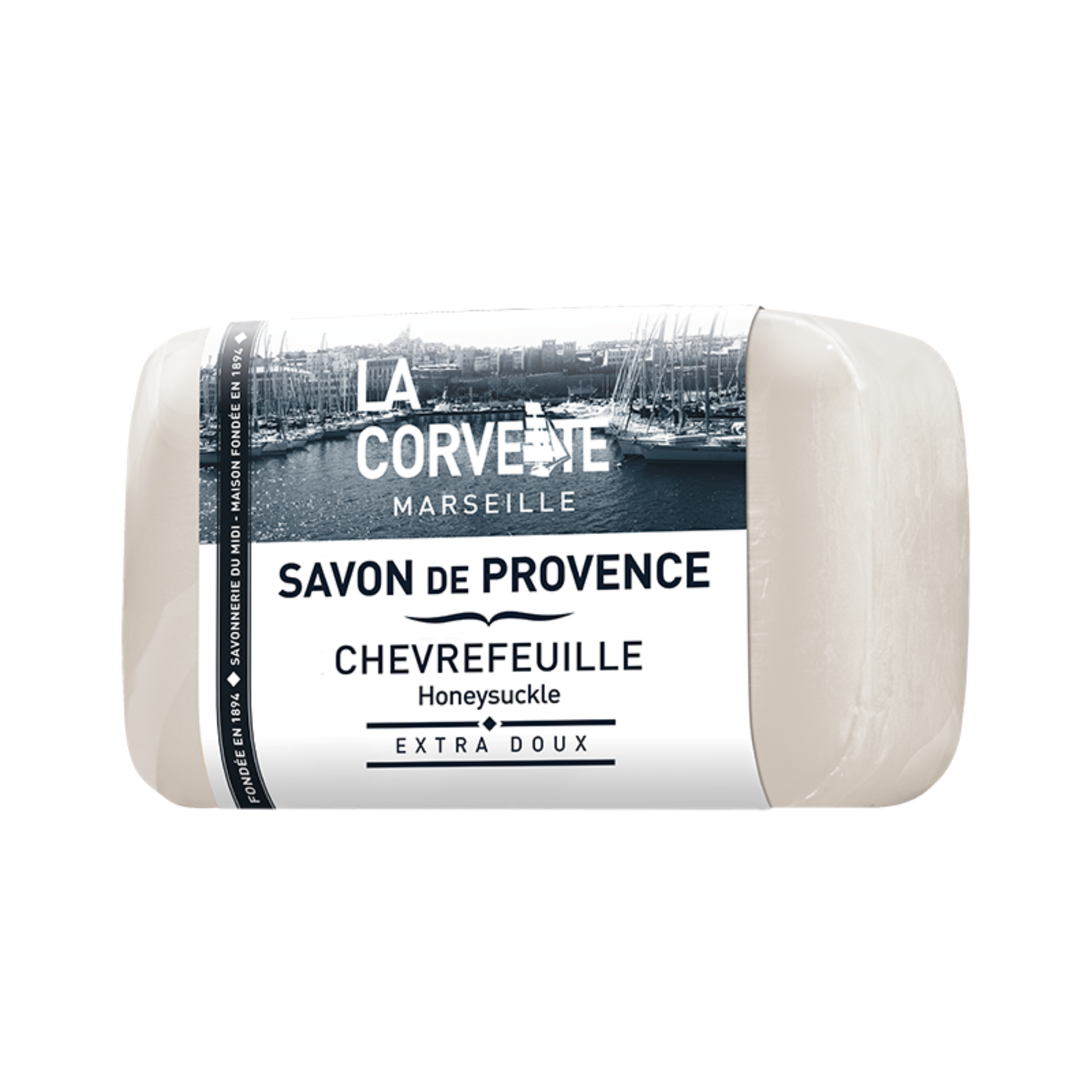 La Corvette Marseille Provence Soap  with Honeysuckle 100g