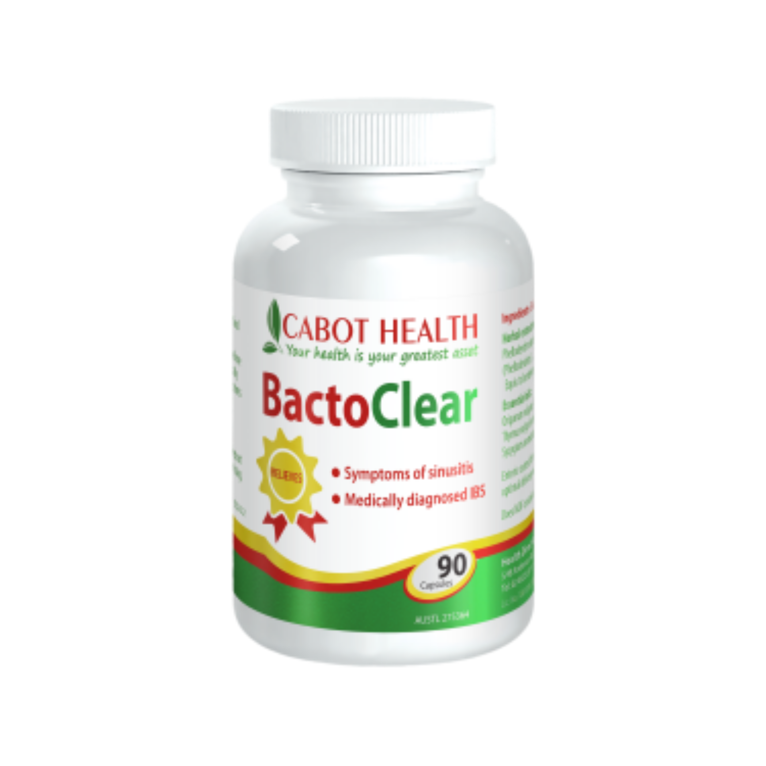Cabot Health Bactoclear 90 capsules