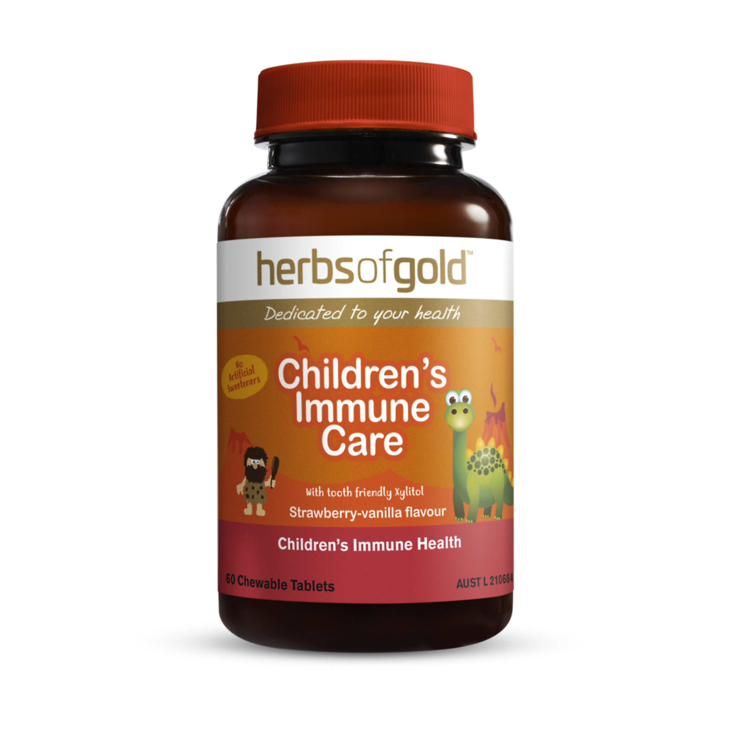 Herbs Of Gold Children's Immune Care 60 Chewable Tablets 