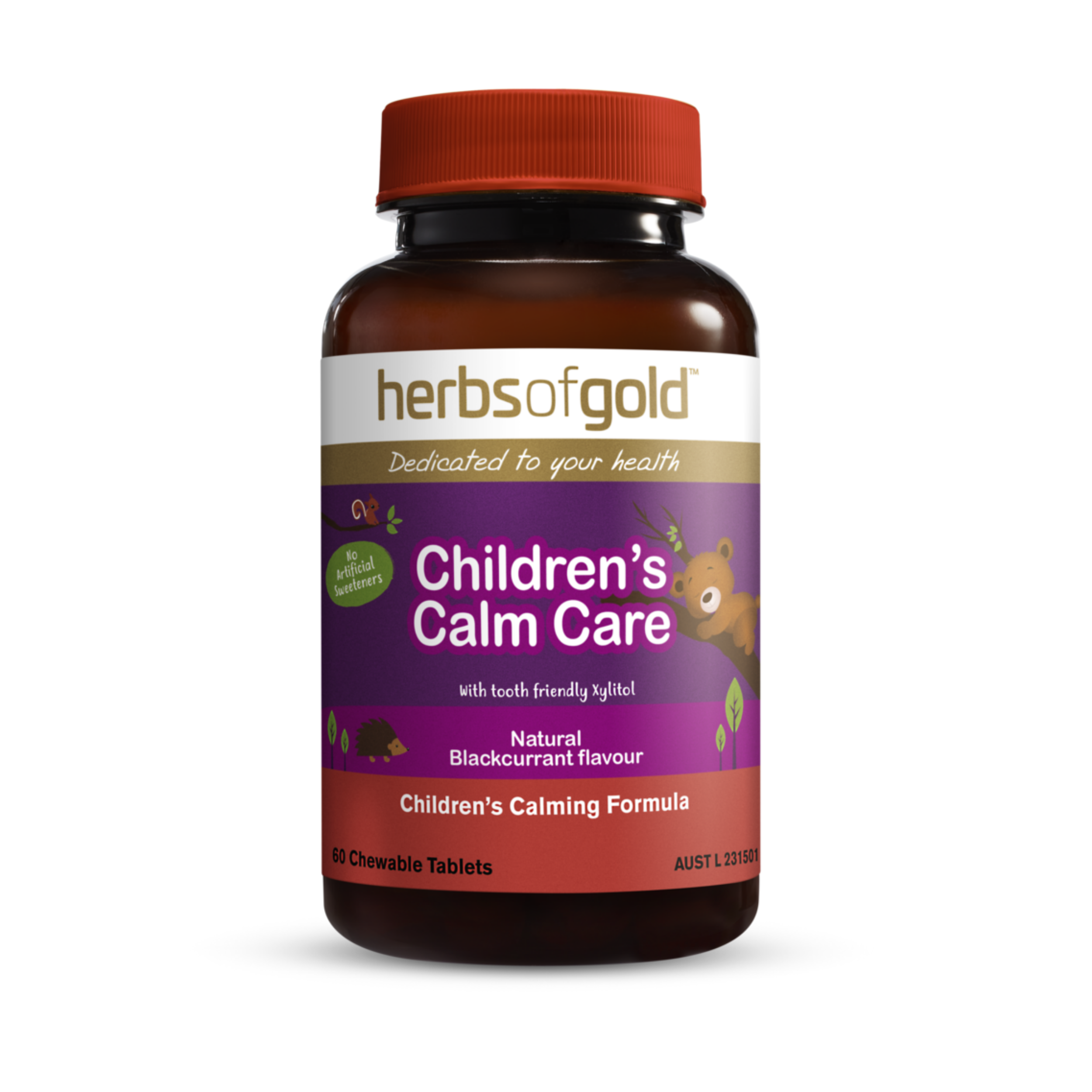 Herbs Of Gold Children's Calm Care 60 Tablets