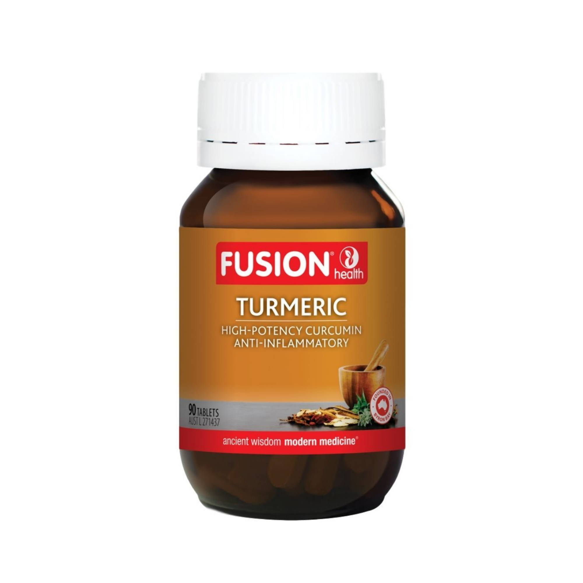 Fusion Health High Potency Turmeric 90 Tablets