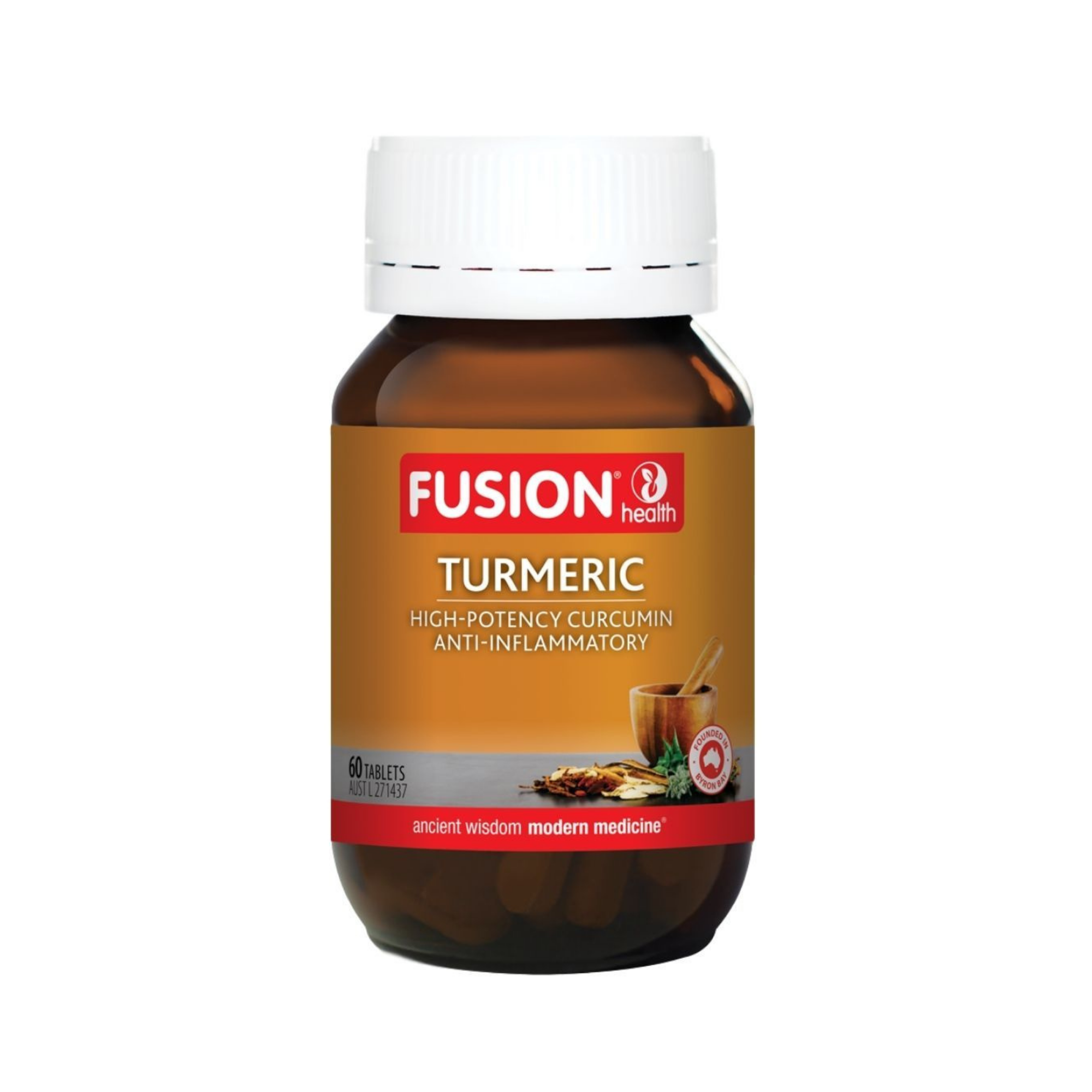 Fusion Health High Potency Turmeric 60 Tablets