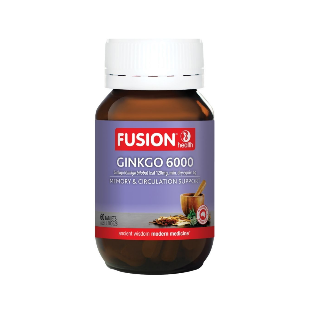Fusion Health Ginkgo 6000 60 Tablets