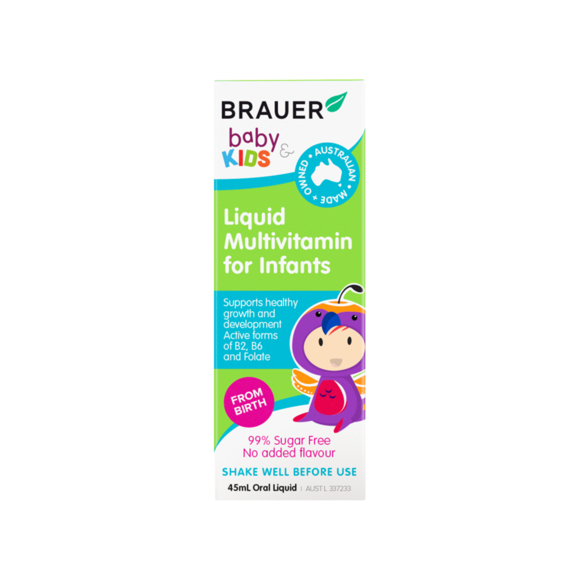 Brauer Liquid Multivitamin for Infants 45ml
