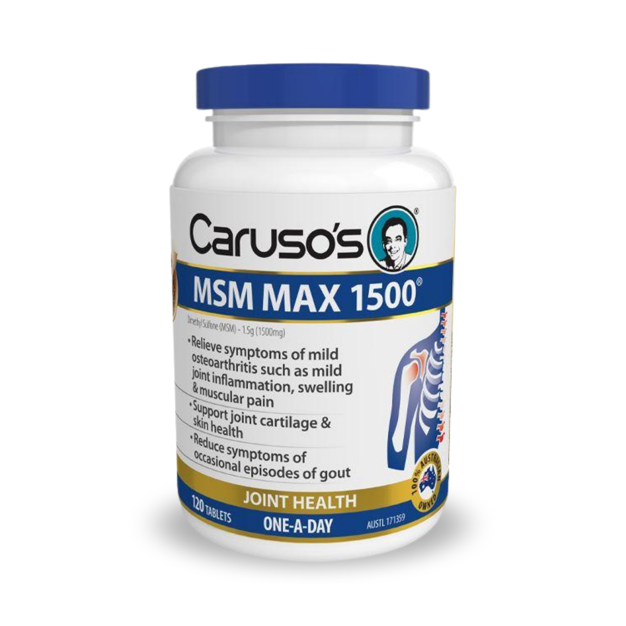 Carusos Msm Max 1500mg 120 Tablets