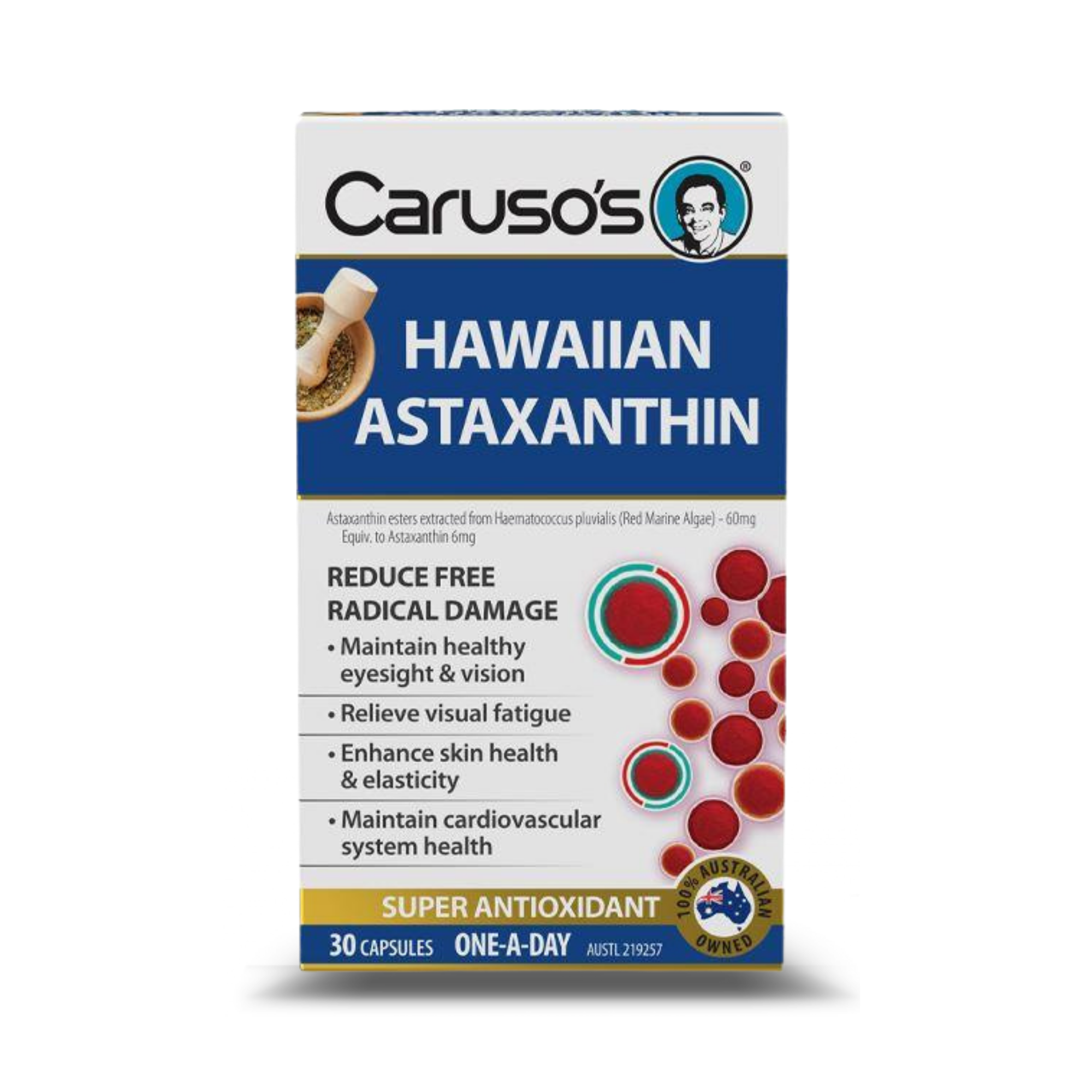 Caruso's Hawaiian Astaxanthin 30 Tablet