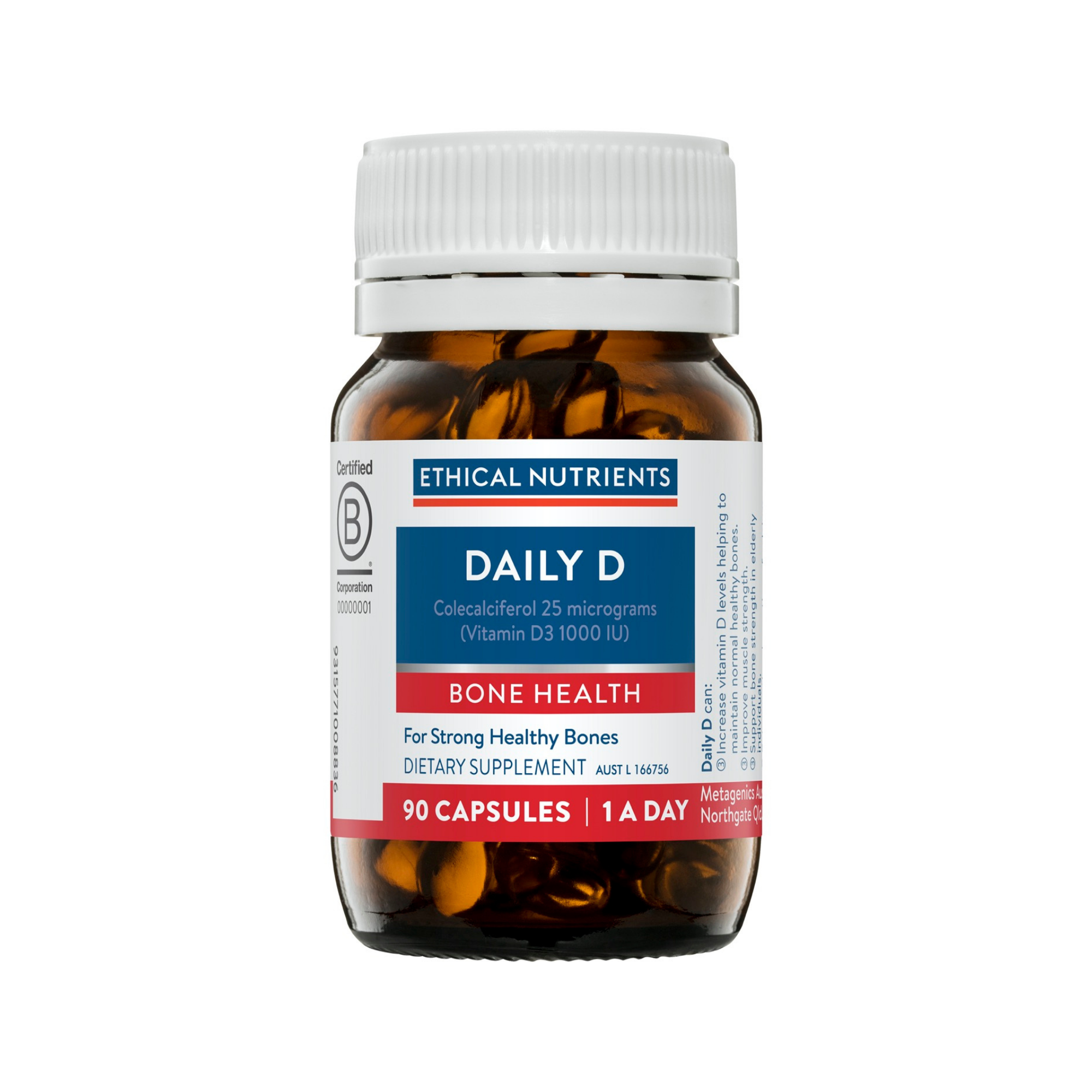 Ethical Nutrients Daily D 60 Capsules