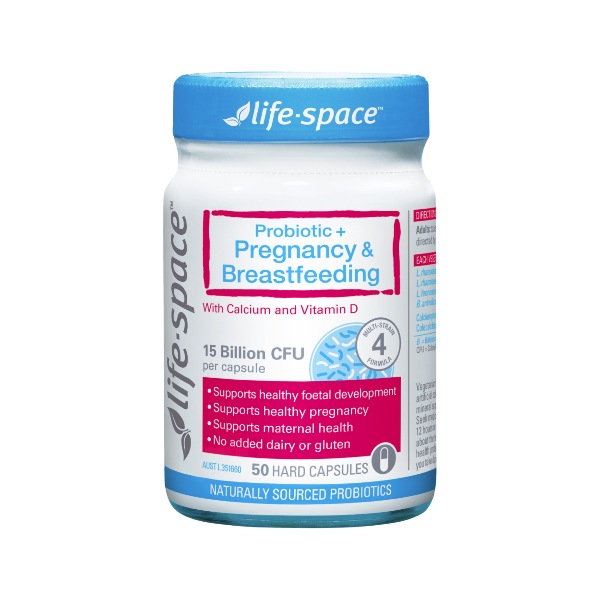 Life Space Probiotic+ Pregnancy & Breastfeeding 50 Capsules
