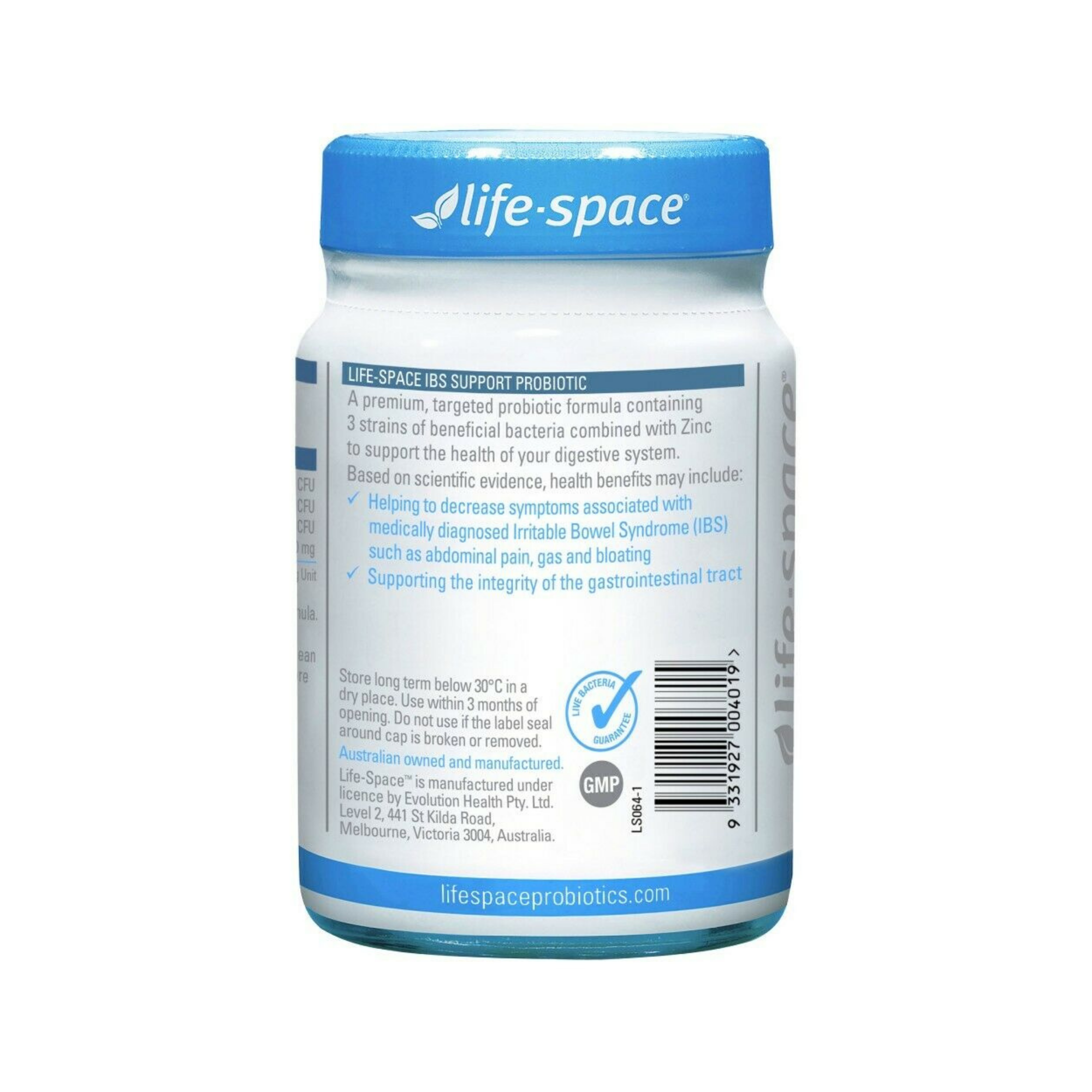 Life Space IBS Support Probiotic 30 Capsules