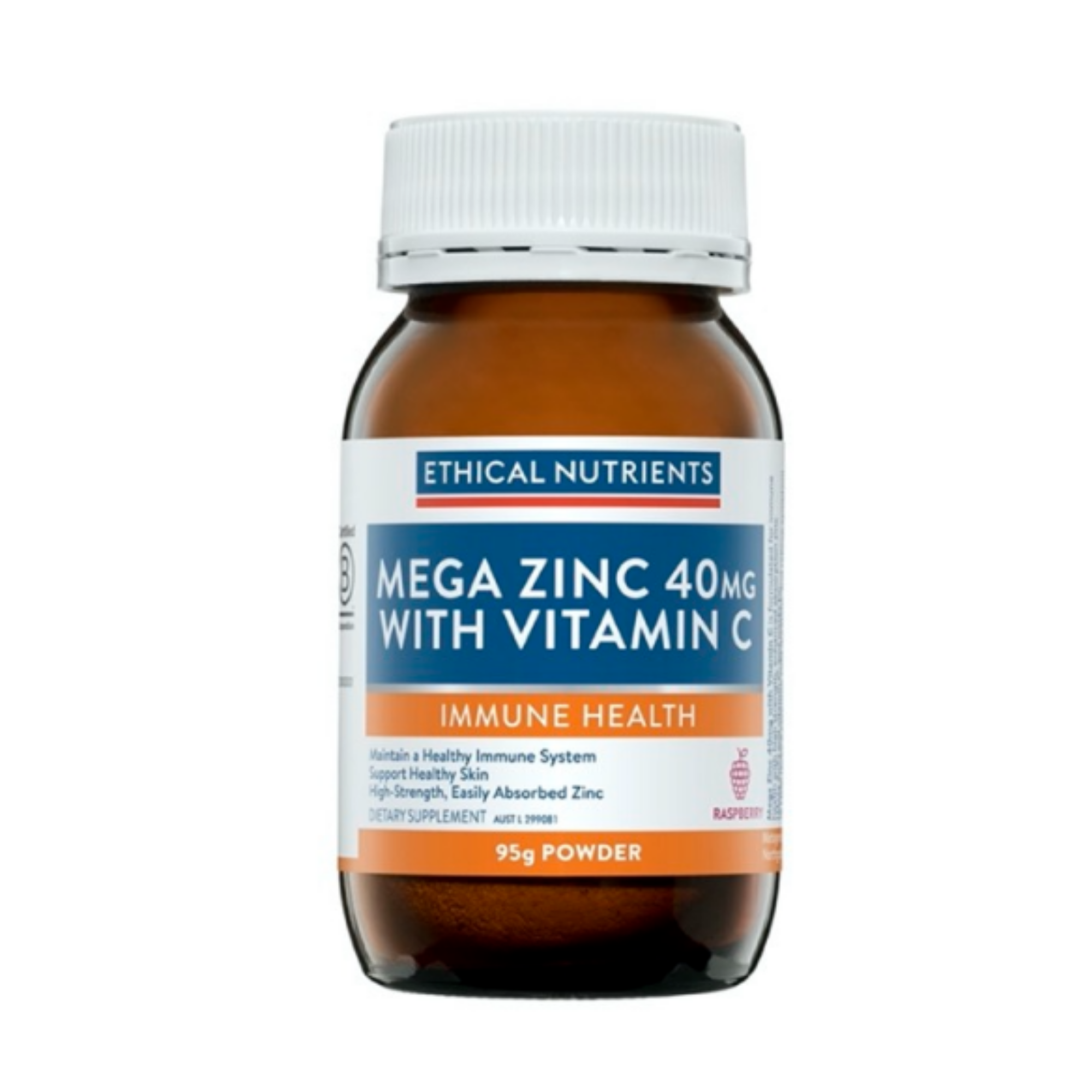 Ethical Nutrients Mega Zinc 40mg Powder 95g