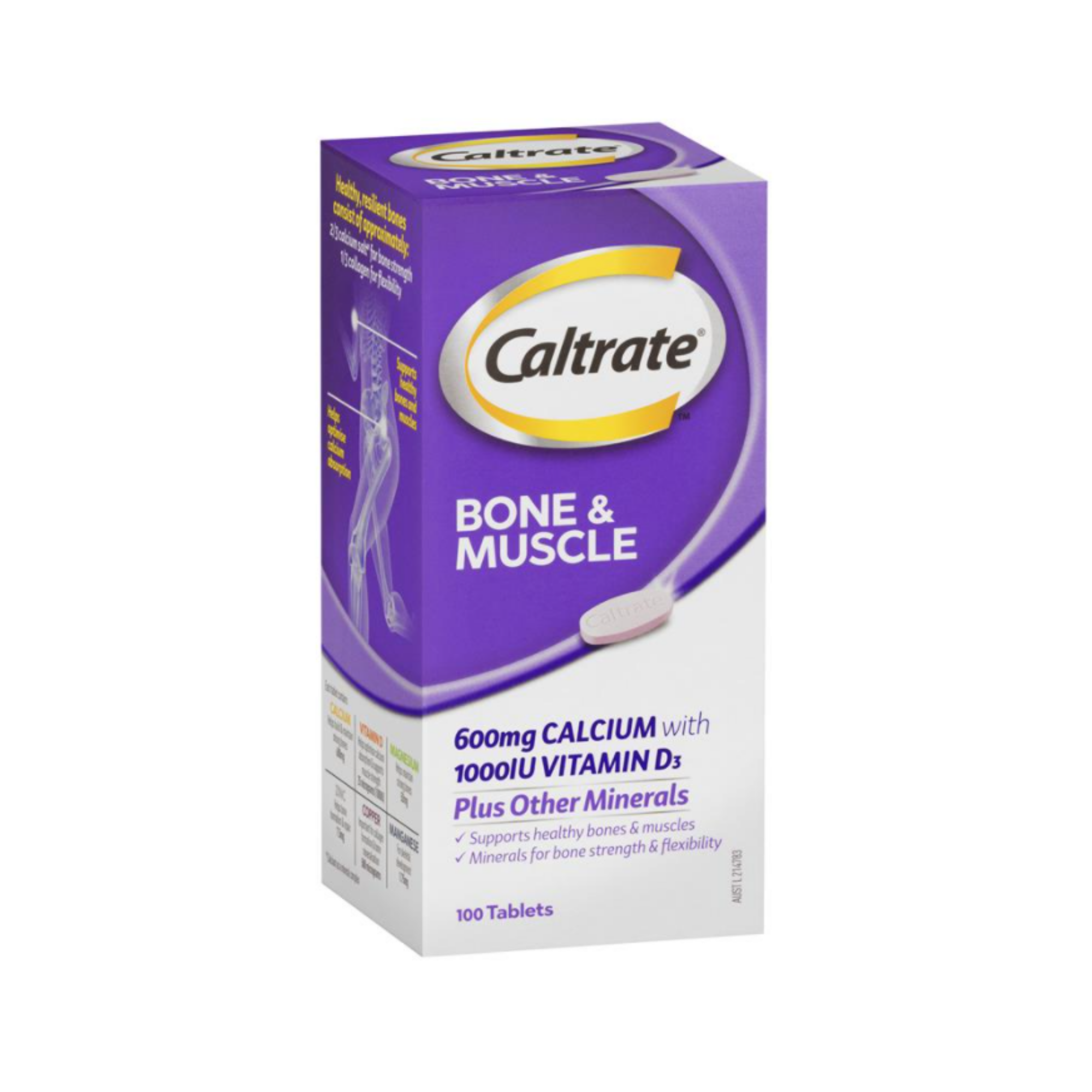 Caltrate Bone and Muscle 100 Tablets