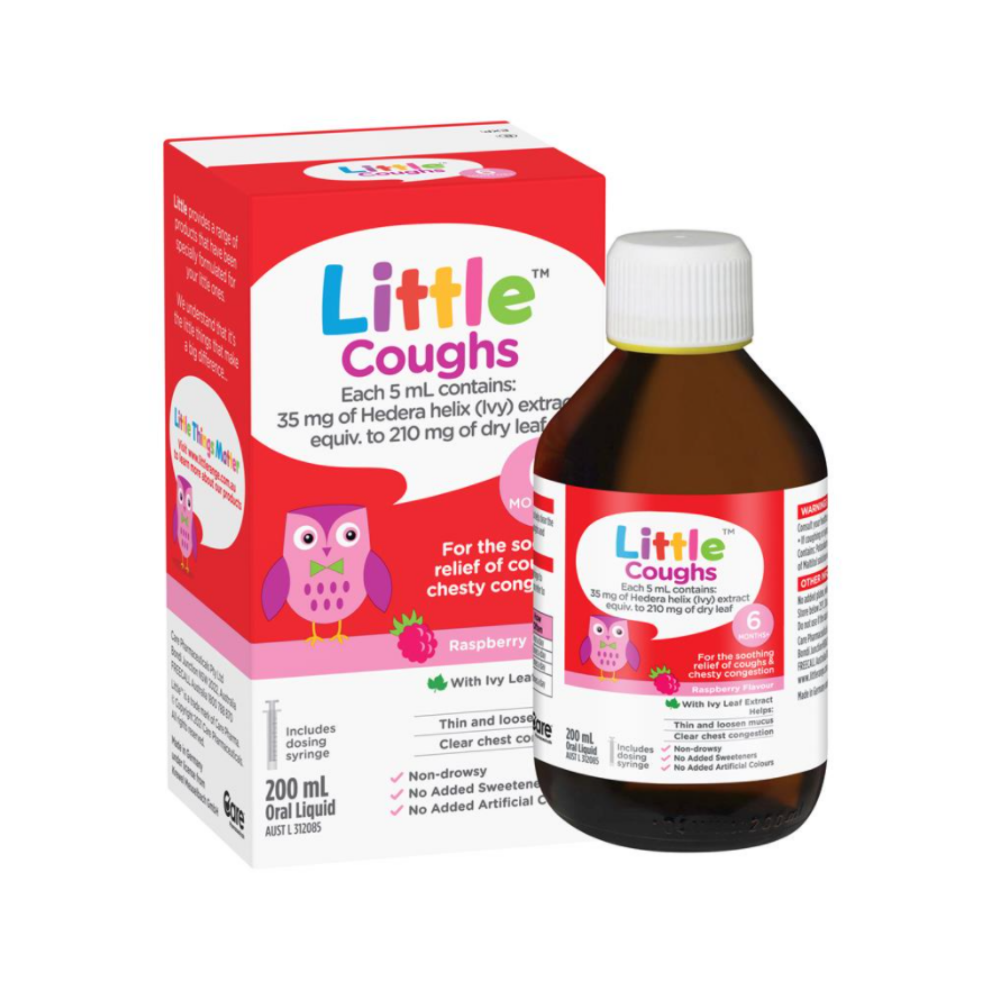 Little Coughs  Oral Liquid Raspberry 200ml