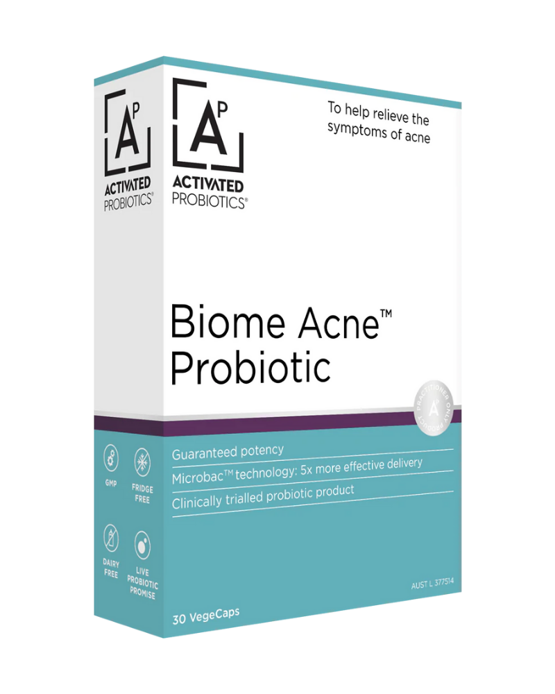 Activated Probiotics Biome Acne Probiotic 30 Capsules