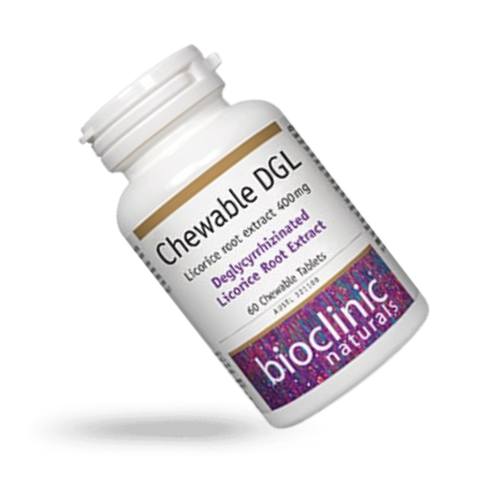 Bioclinic Naturals Chewable DGL 60 Tablets