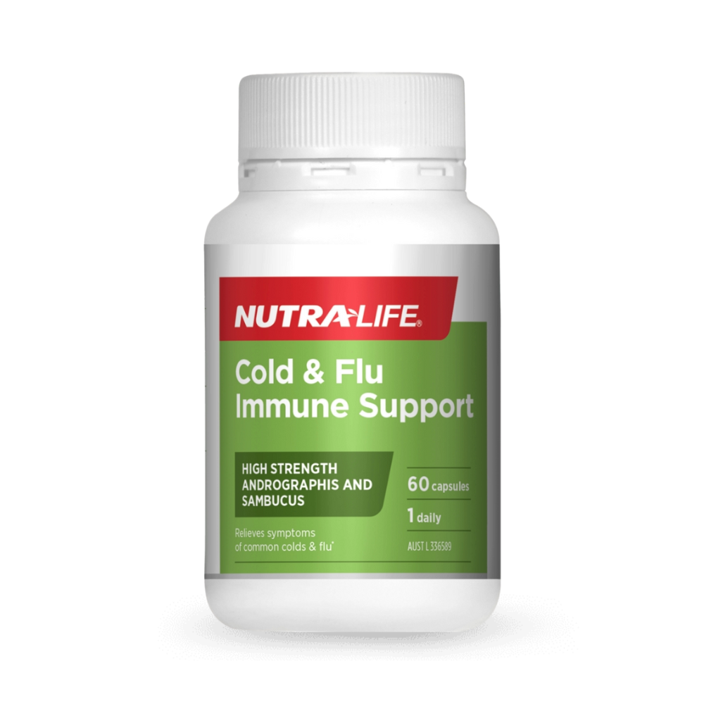 Nutralife Cold & Flu Immune Support 60 Capsules
