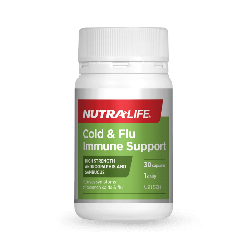 Nutralife Cold & Flu Immune Support 30 Capsules