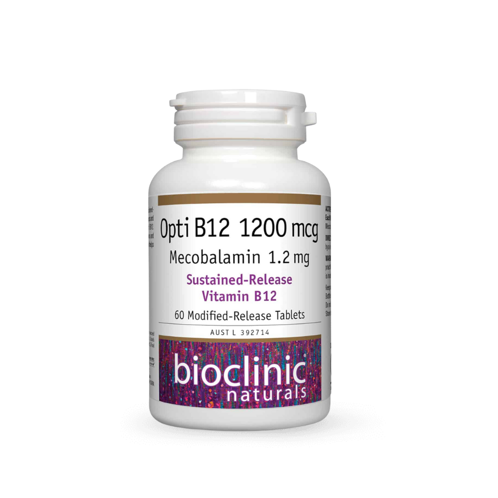 Bioclinic Naturals Opti B12 1200mcg 60 Tablets