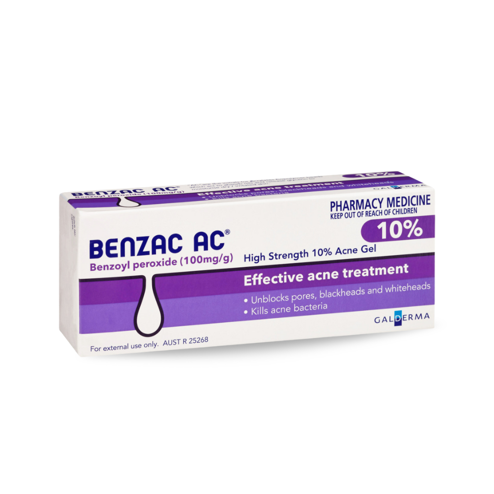 Benzac AC High Strength 10% Acne Gel 50g