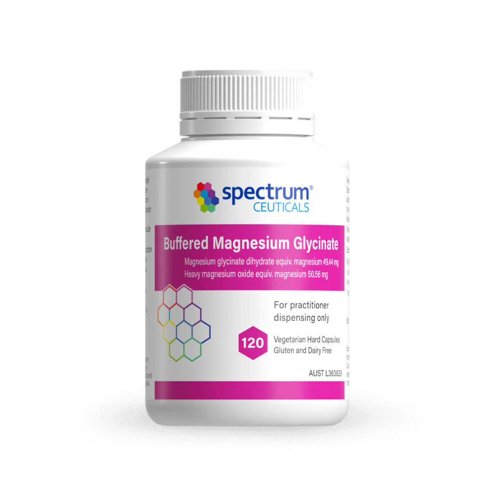 Buffered Magnesium Glycinate 120 Capsules
