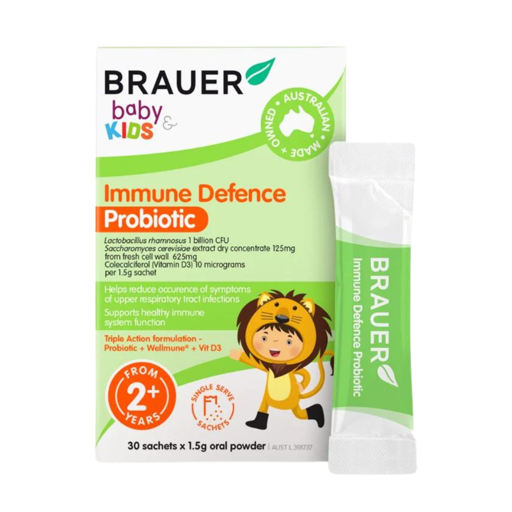 Brauer's Baby & kids Immune Defence Probiotic 30 Sachet 1.5g Oral Powder