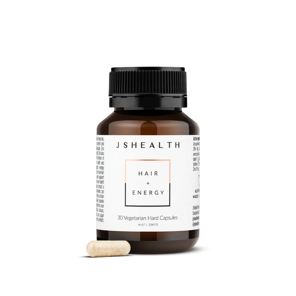 JSHealth Vitamins Hair + Energy Formula 30 Capsules