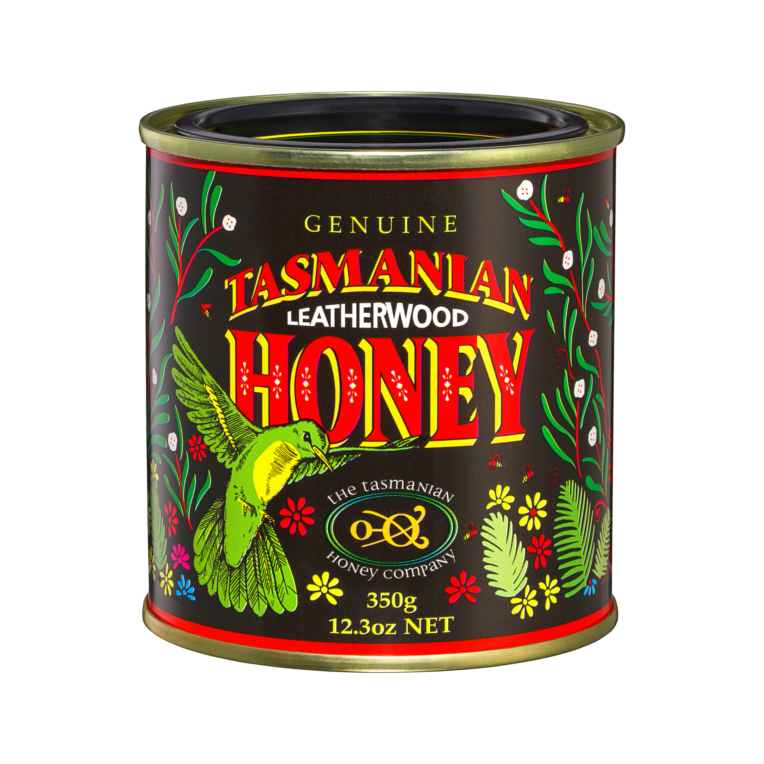 Tasmanian Leatherwood Honey 350g tin
