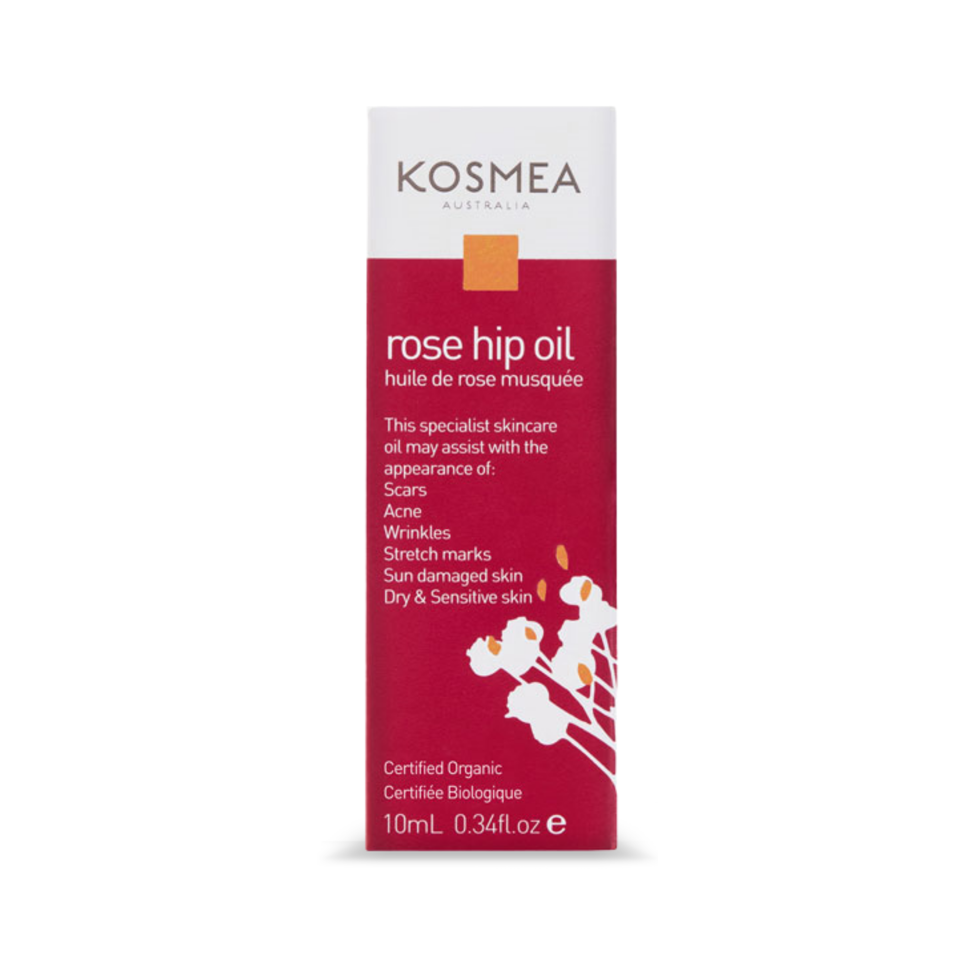 Kosmea Certified Organic Rosehip Oil 10mL