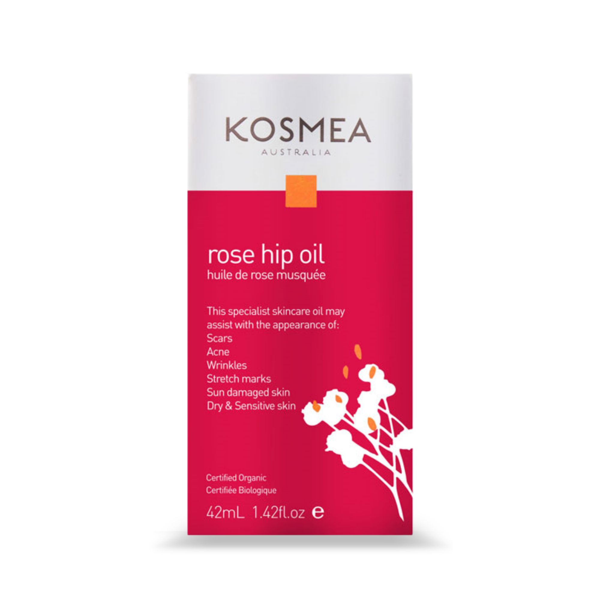 Kosmea Certified Organic Rosehip Oil 42mL