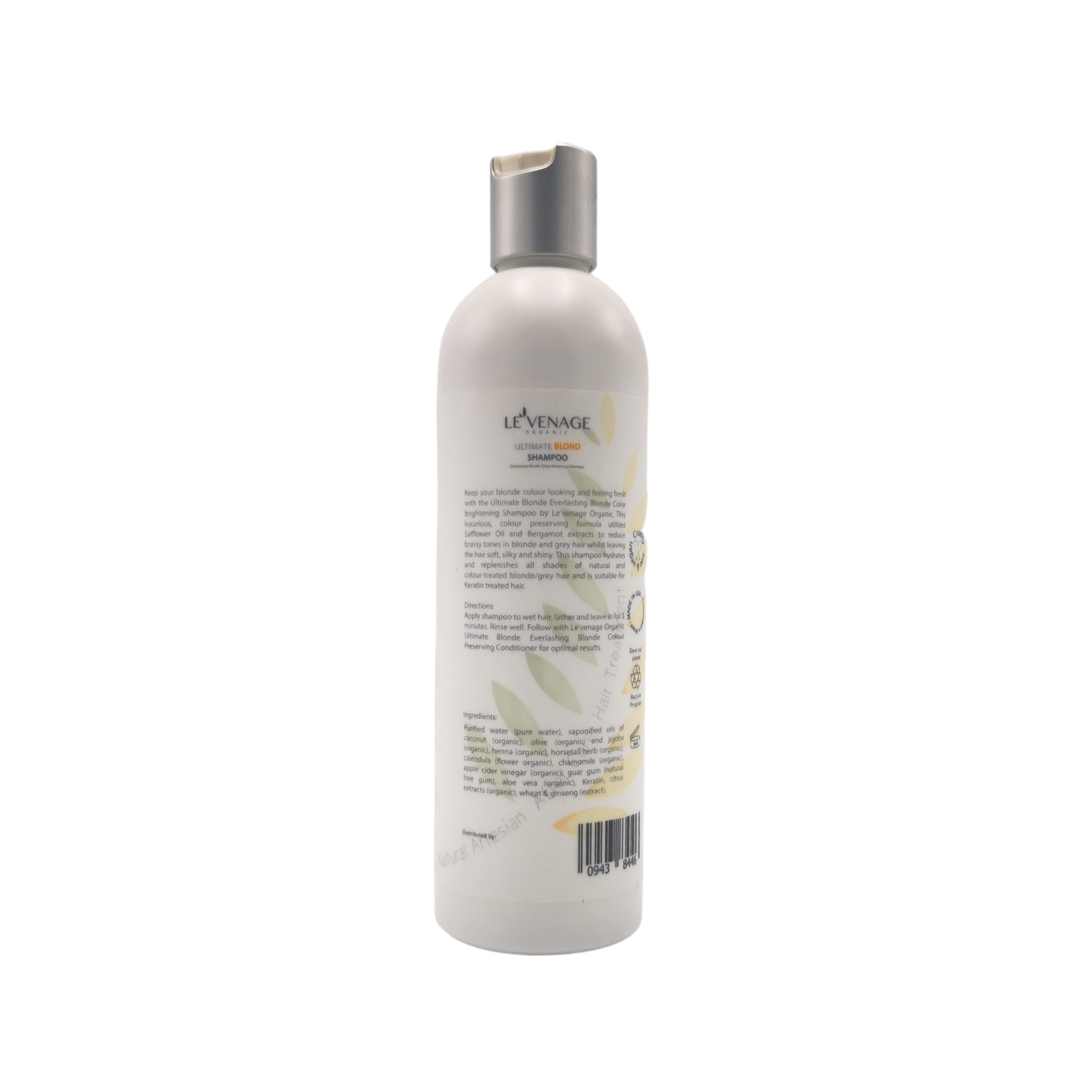 Le’Venage Organic Ultimate Blonde Shampoo 350ml